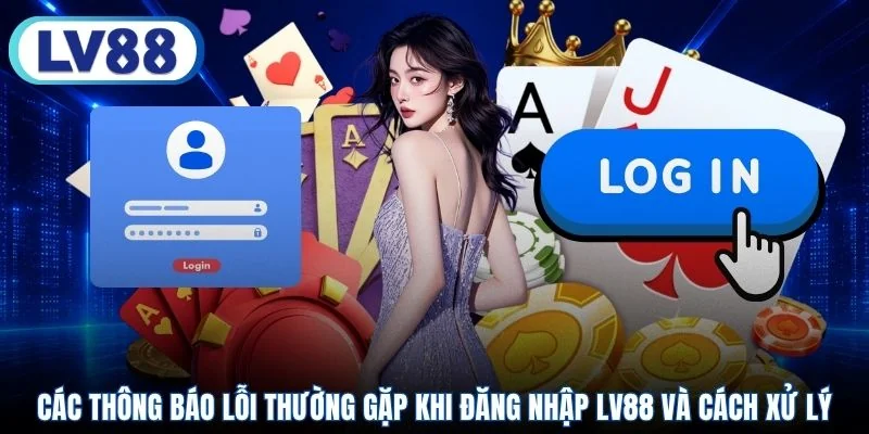 Các thông báo lỗi thường gặp khi đăng nhập LV88 và cách xử lý