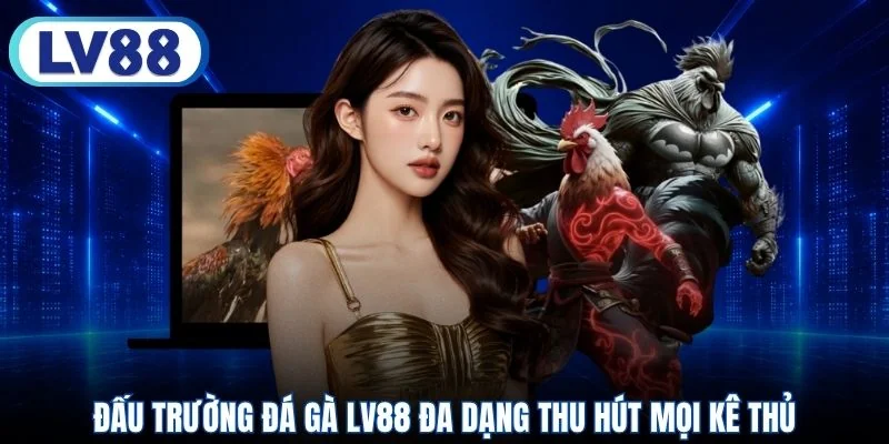 Đấu trường đá gà LV88 đa dạng thu hút mọi kê thủ