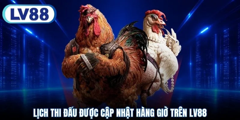 Lịch thi đấu được cập nhật hàng giờ trên LV88
